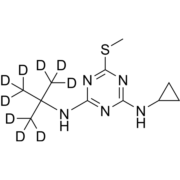 N2-(tert-Butyl)-N4-cyclopropyl-6-(methylthio)-1,3,5-triazine-2,4-diamine-d9 1189926-01-9